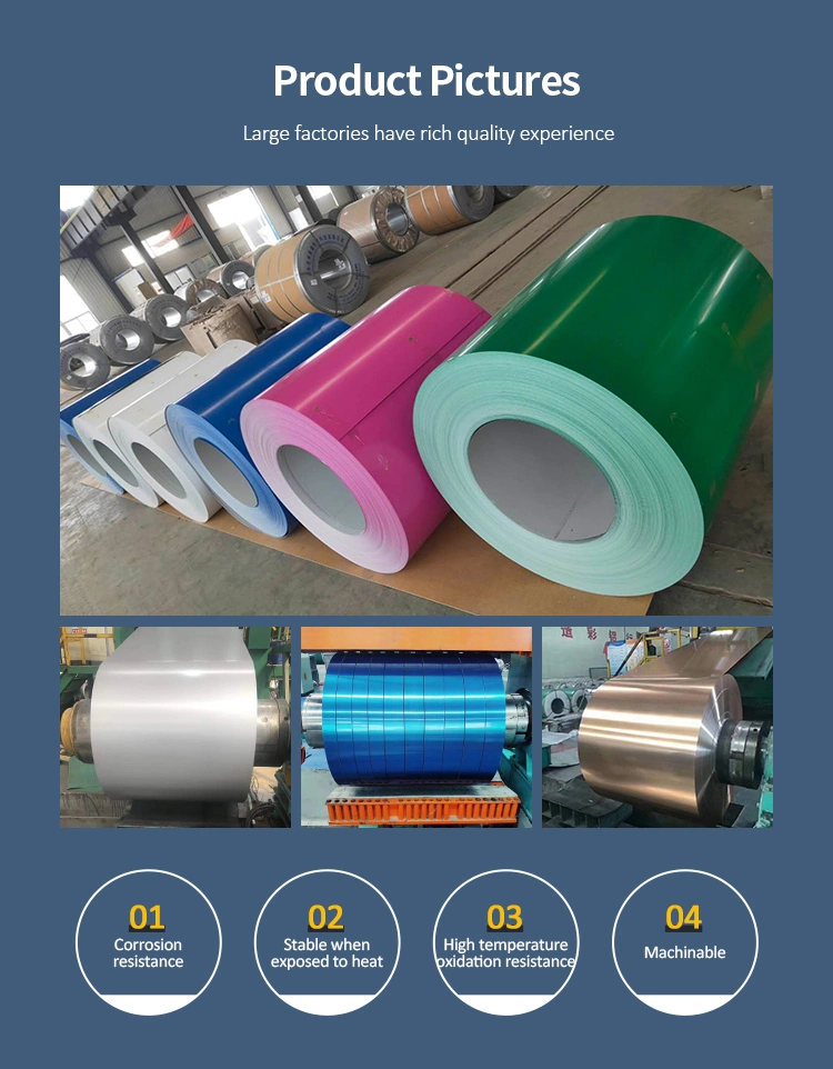 SGCC/Dx51d/ASTM/0.14-1.5*914-1250mm/Z30-275/PPGI/PPGL/Gi/Gl/Ral Colour/Prepainted/Color Coated/Galvanized/Zinc Coated/Galvalume/Steel Coil/Roof/Roofing Sheet